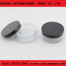 EMPTY COSMETIC POWDER CASE,PLASTIC LOOSE POWDER CASE